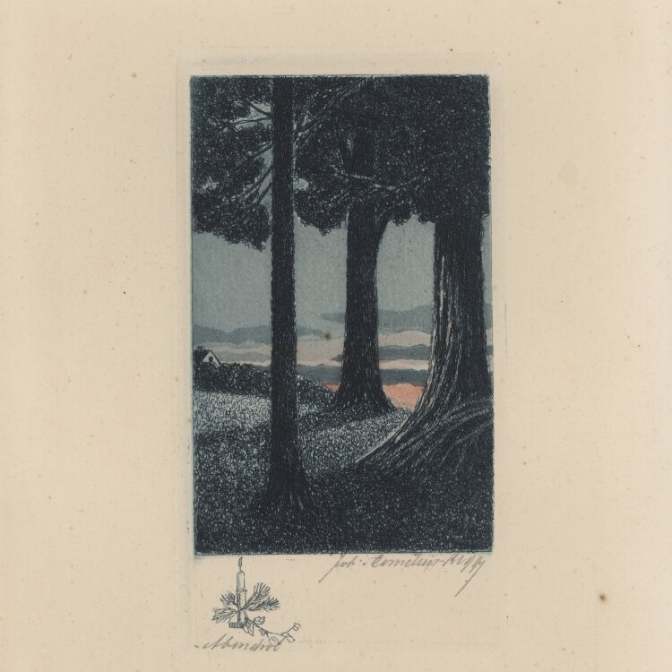 Johannes Cornelius Rogge - Abendrot - Um 1920 -...