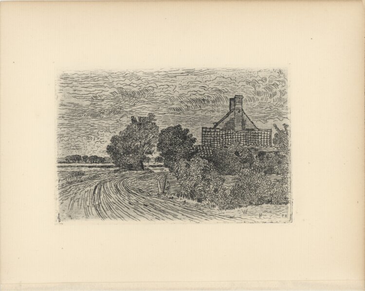Paul Baum - Aus Sluis - 1920 - Radierung