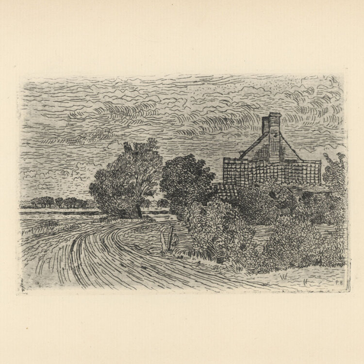Paul Baum - Aus Sluis - 1920 - Radierung