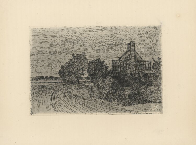 Paul Baum - Aus Sluis - 1920 - Radierung