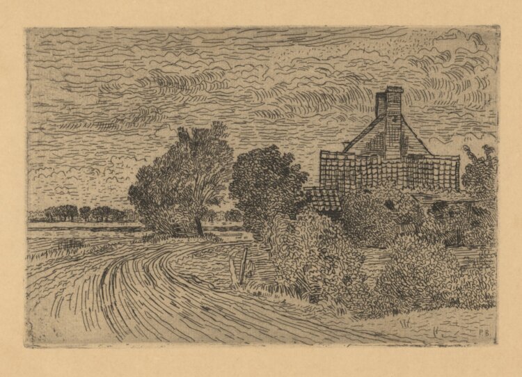 Paul Baum - Aus Sluis - 1920 - Radierung