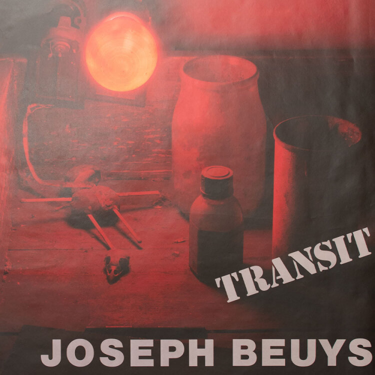 Joseph Beuys - Transit. Ausstellungsplakat Krefeld - 1991 - Offset