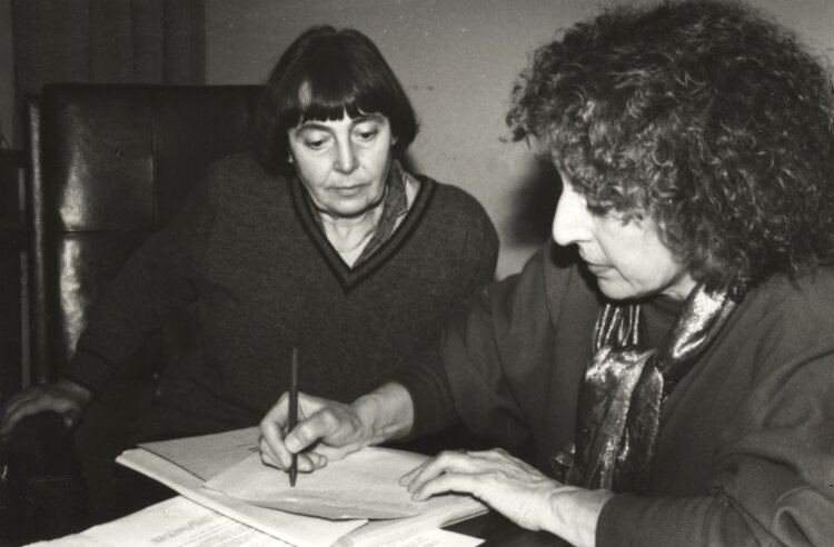 Christian Kraushaar - Lea Rosh - 1990 - Fotografie/Abzug