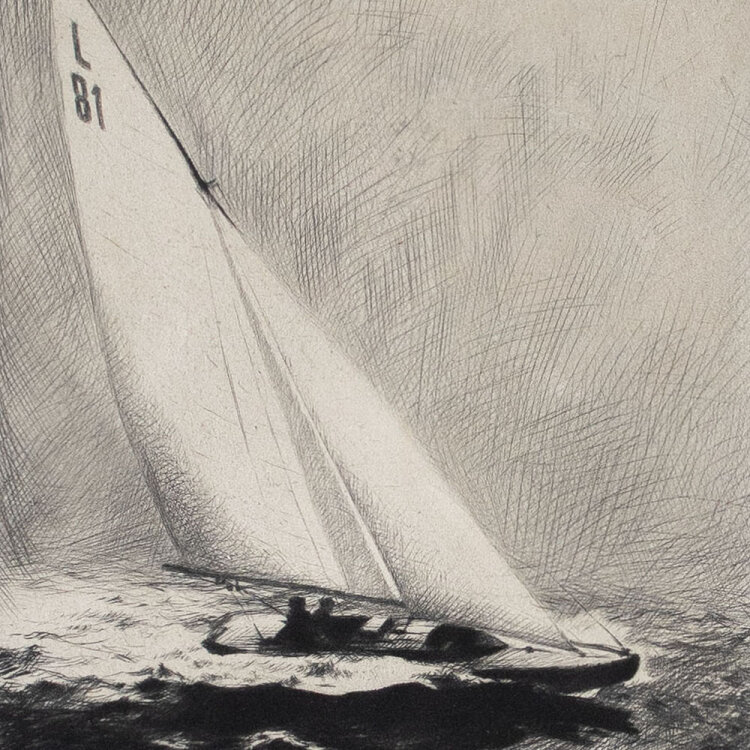 Hermann Fritz Neumann - Segelboot L 81 - 1920er Jahre -...
