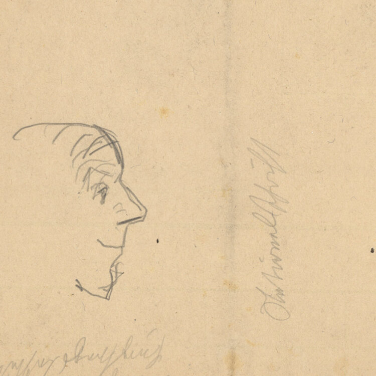 Bruno Héroux - Köpfe - 1930er Jahre - Bleistiftzeichnung