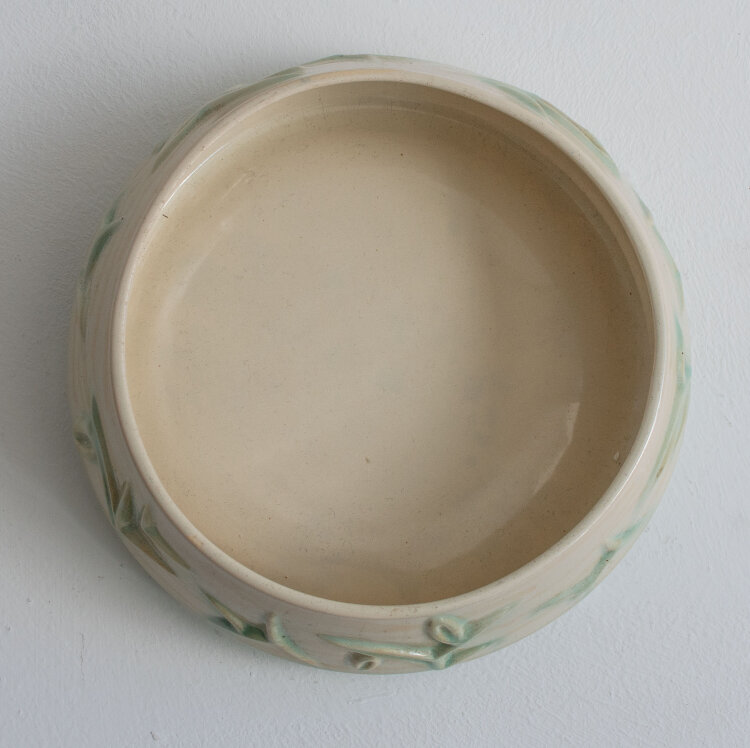 Toni Oms, Keramikmanufaktur Frechen - Deckeldose - 1920 - handbemalte Keramik
