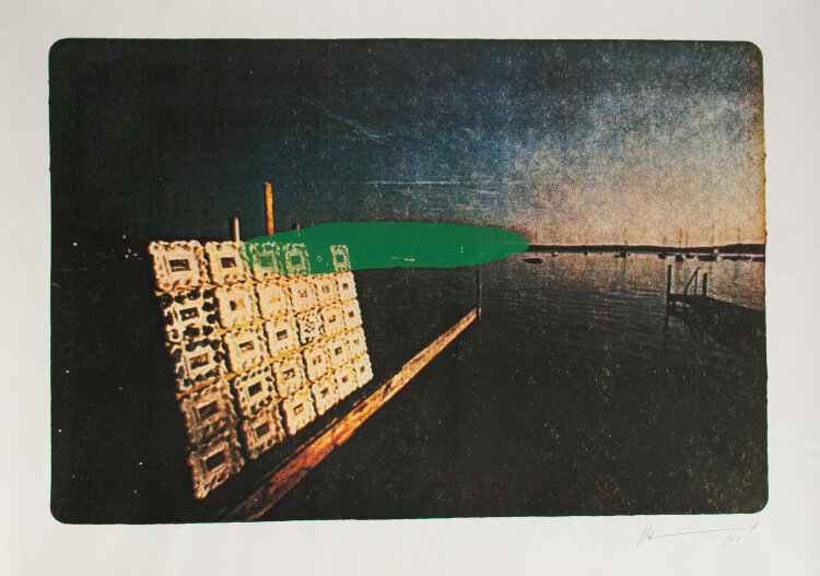 Vlado Kristl - Tor zur Wand - 1980 - Farbserigraphie