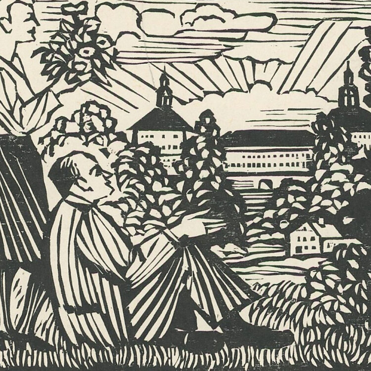 Conrad Felixmüller - Schloß Friedenstein,...