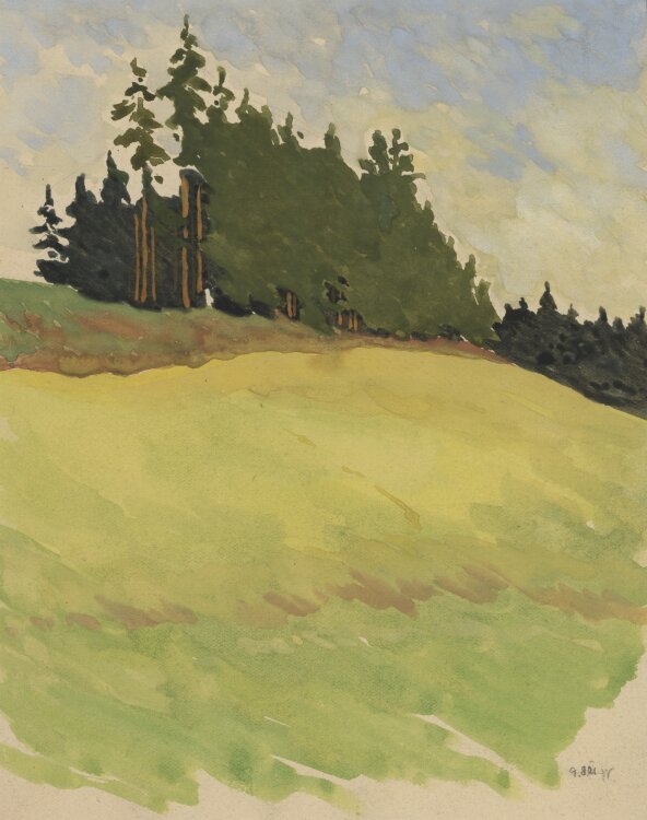 Hans Venter - Kleine Landschaft - 1921 - Aquarell