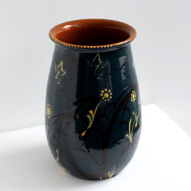 Unbekannt - Vase - 1920er Jahre - handbemalte Keramik