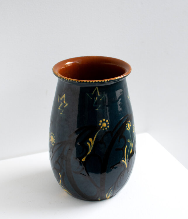 Unbekannt - Vase - 1920er Jahre - handbemalte Keramik
