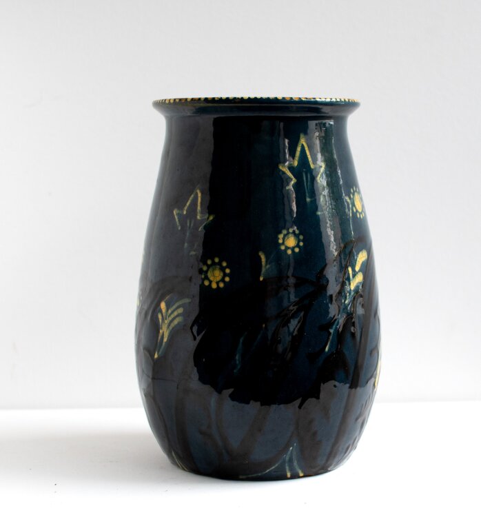 Unbekannt - Vase - 1920er Jahre - handbemalte Keramik