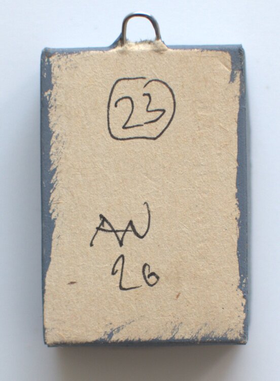Andreas Wachter - Atelier - 2026 - Ölmalerei in Streichholzschachtel