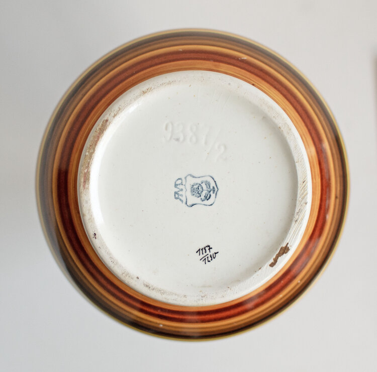 Max Rösler Porzellan - u. Feinsteingut AG, Abt. Rodach - Vase - Um 1930 - Keramik, handbemalt