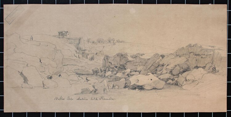 Georg Friedrich Papperitz - Malino della Rambla - Bleistiftzeichnung - o. J.
