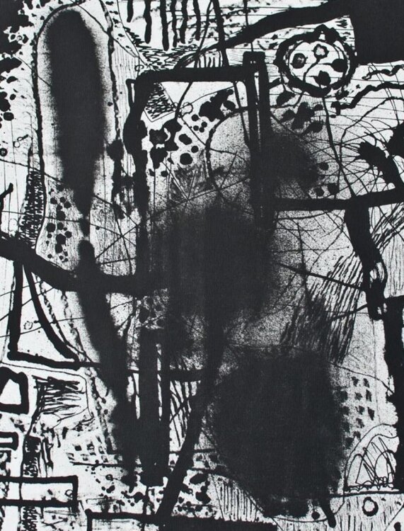 Veit Hofmann - ohne Titel - 1980 - Siebdruck