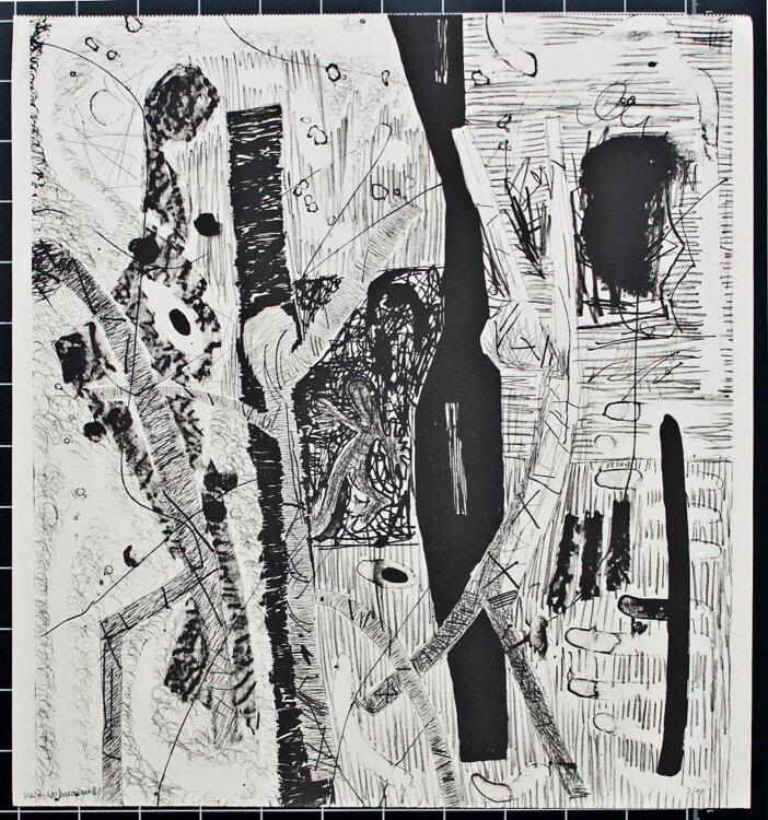 Veit Hofmann - ohne Titel - 1980 - Siebdruck
