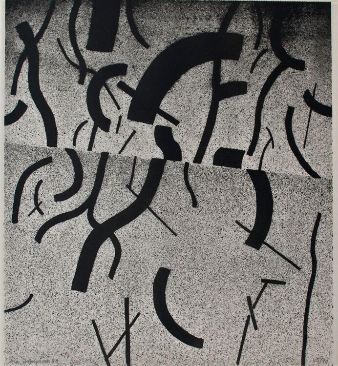 Veit Hofmann - ohne Titel - 1980 - Siebdruck