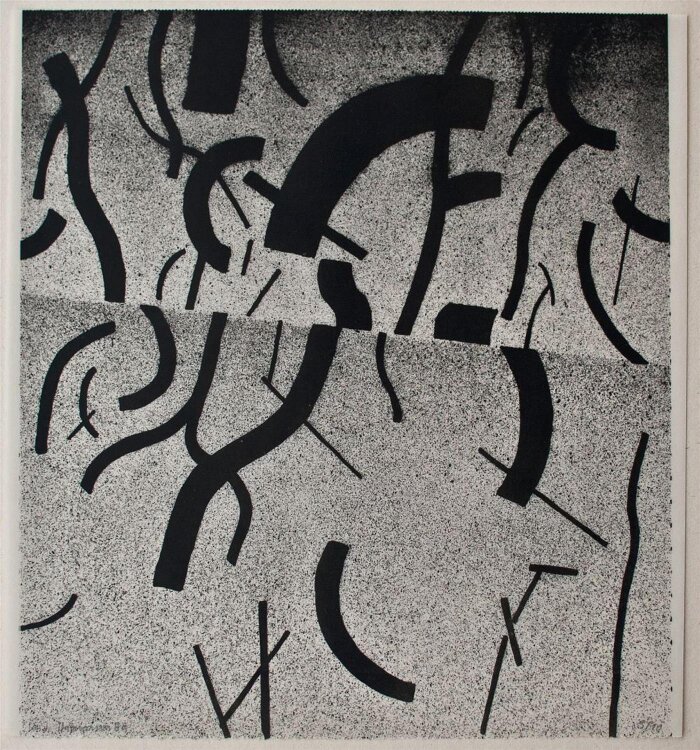 Veit Hofmann - ohne Titel - 1980 - Siebdruck