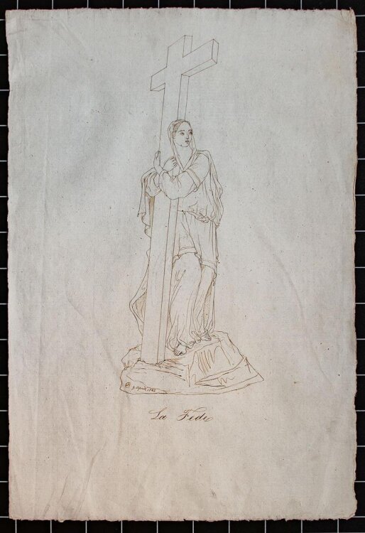unbekannt - La Fede - 1842 - Tusche