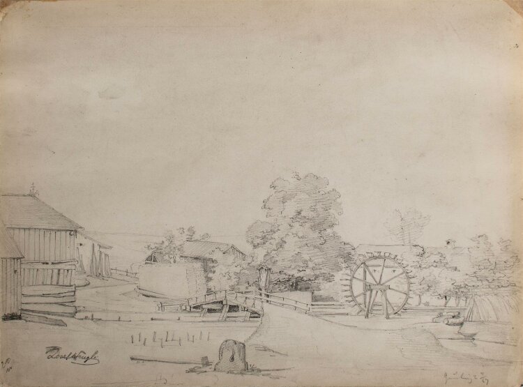 Josef Wenglein - Gauting - Bleistiftzeichnung - 1847