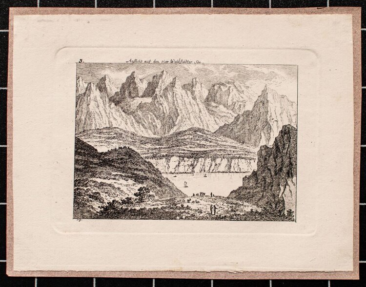 Salomon Gessner - Waldstättersee - Radierung - o. J.