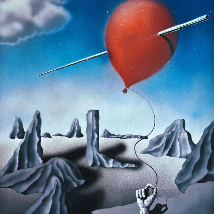 Thomas H. Weber - Landschaft mit Ballon - 1992 -...