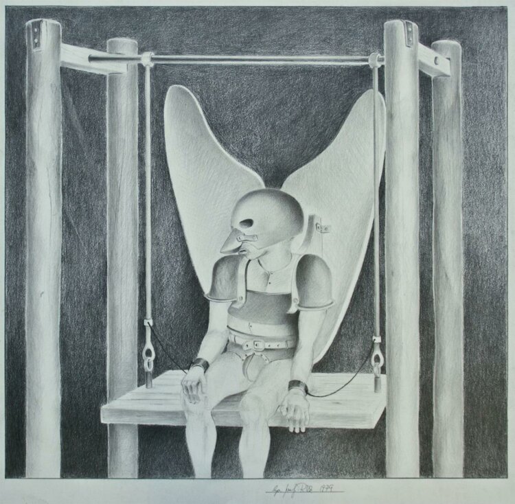 Egon Josef Rilk - o.T. - Bleistiftzeichnung - 1979