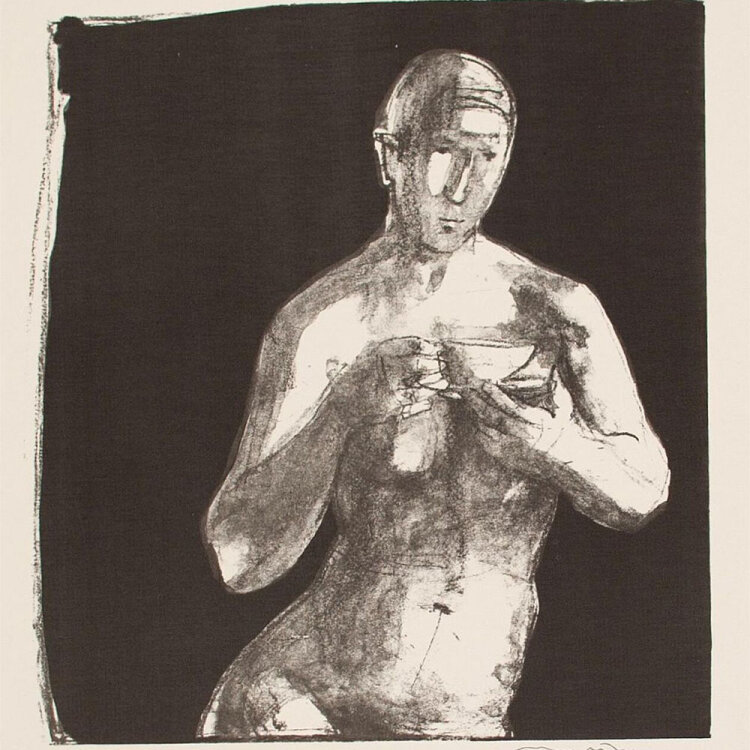Hans-Theo Richter - Ausstellungsplakat - Offsetdruck - 1974