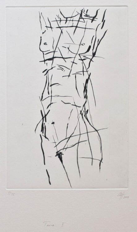 Madeleine Heublein - Torso II - 2004 - Radierung