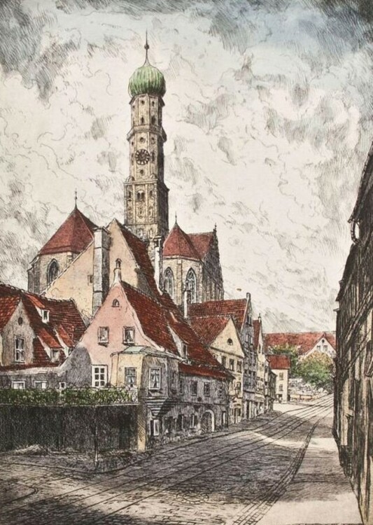 Roland Niederbühl - Augsburg - o.J. - Radierung