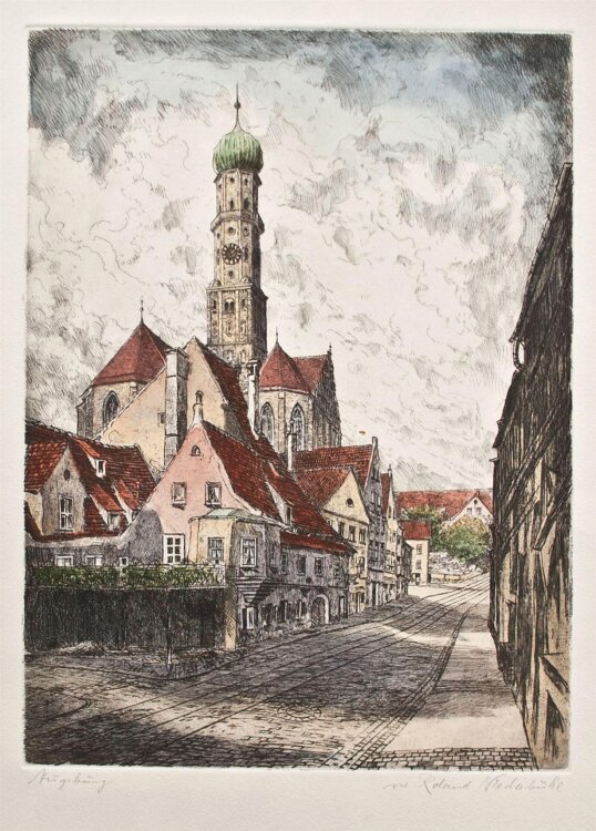 Roland Niederbühl - Augsburg - o.J. - Radierung