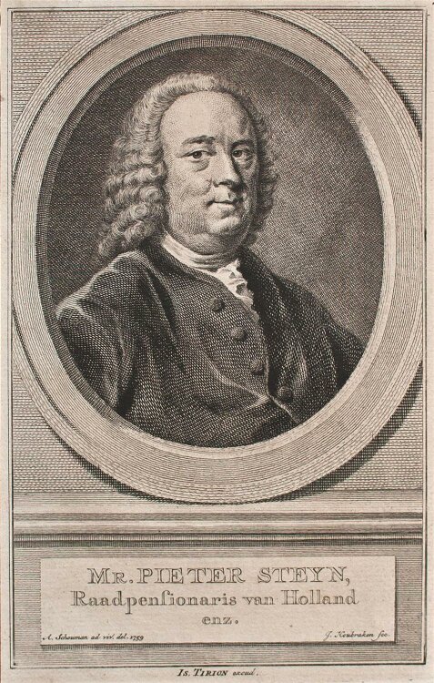 Jacobus Houbraken - Porträt Pieter Steyn -...