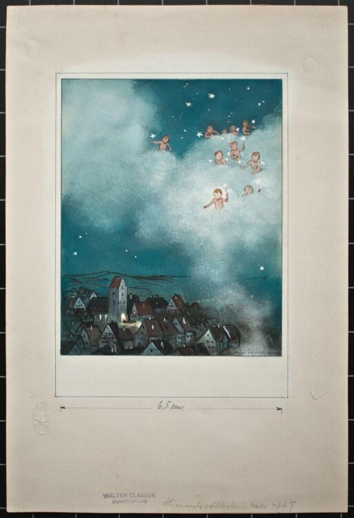 Karl r. G. Mühlmeister - Himmelwölkchen - o.J. - Gouache