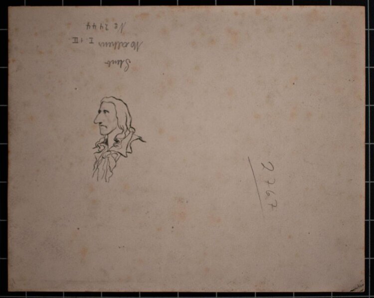 Fritz Steub - Malheur", Humoristische Darstellung - o.J. - Tusche"