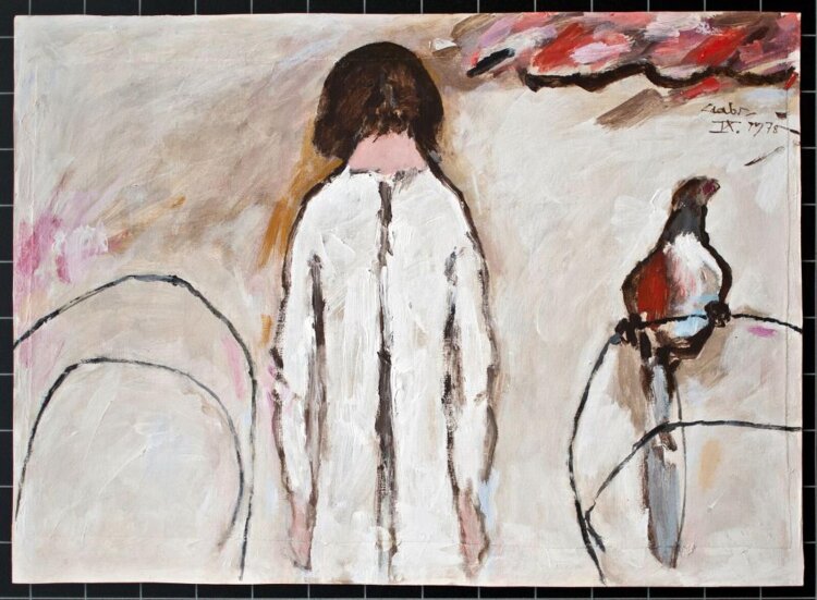 Hans Laabs - ohne Titel - 1978 - Acryl auf Leinwand