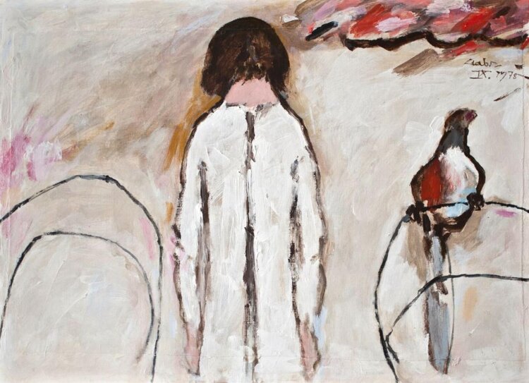 Hans Laabs - ohne Titel - 1978 - Acryl auf Leinwand