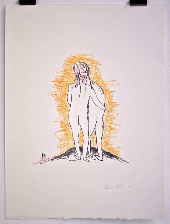 Henk Visch - vorwärts - 2005 - Lithografie