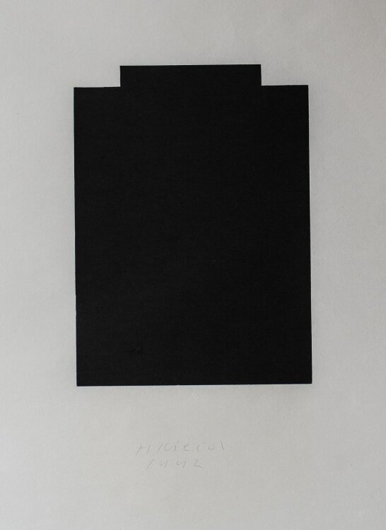 Hubert Kiecol - o. T. - Holzschnitt - 1992