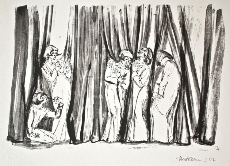 Pia Stadtbäumer - Figuren - 2007 - Lithografie