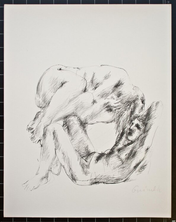 Waldemar Grzimek - Erotischer Akt - o.J. - Lithografie