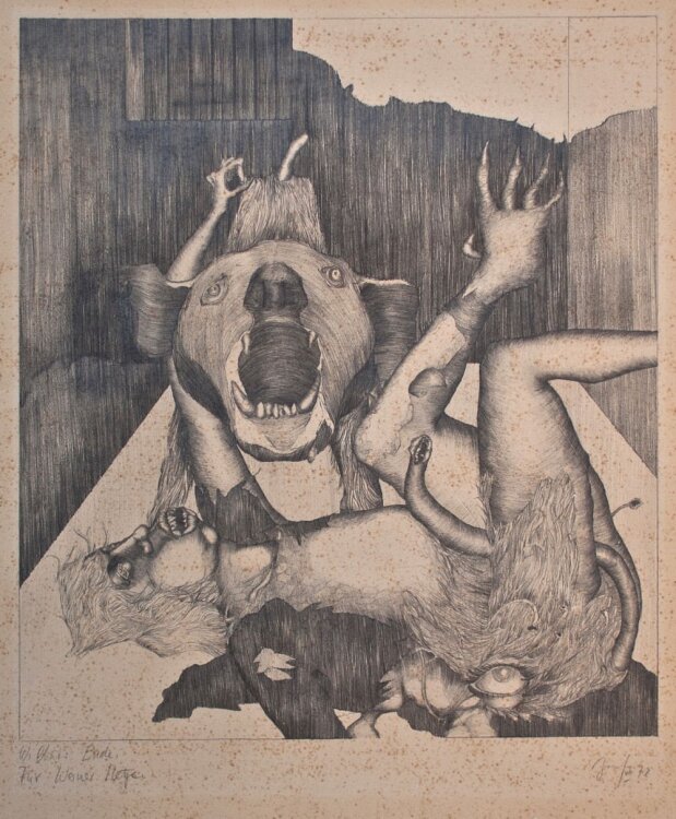 Ulrich Zeh - Wilburs Ende - 1972 - Bleistift