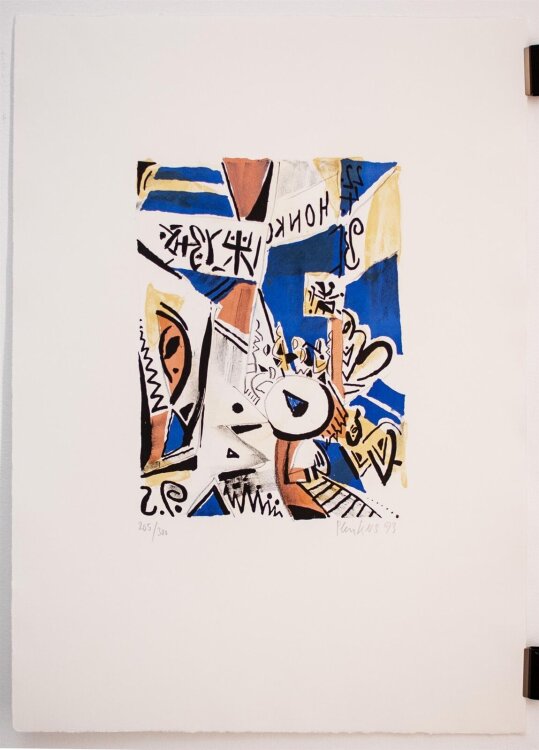 Stafan Plenkers - Honkong - 1993 - Lithografie