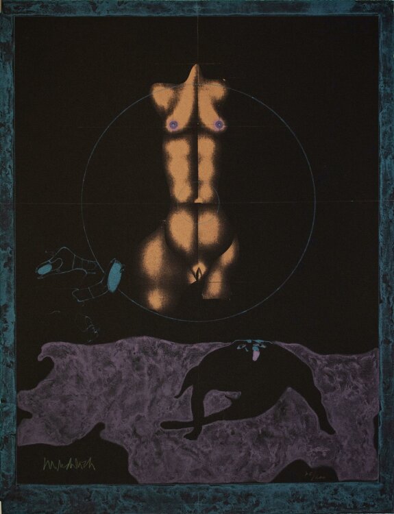 Paul Wunderlich - Böses Tier - 1971 - Lithografie