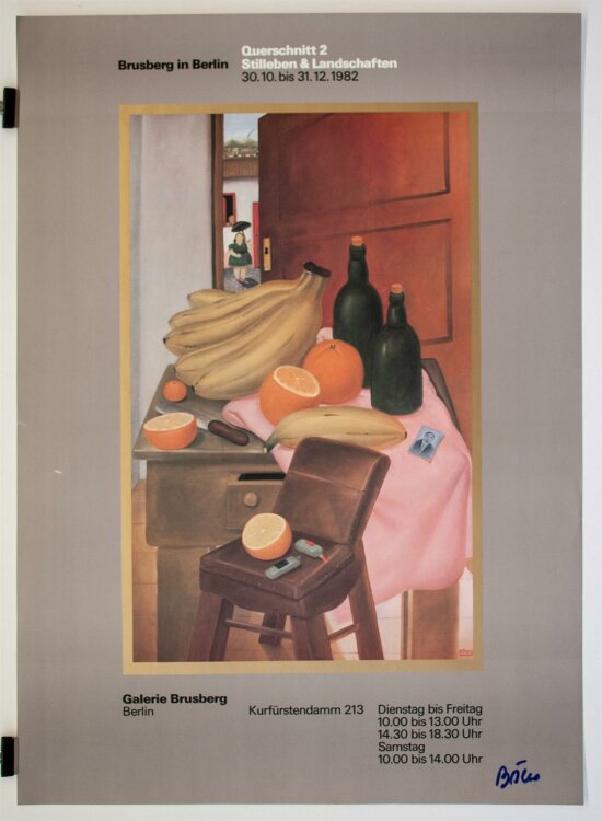 Fernando Botero - Querschnitt 2, Ausstellungsplakat -...