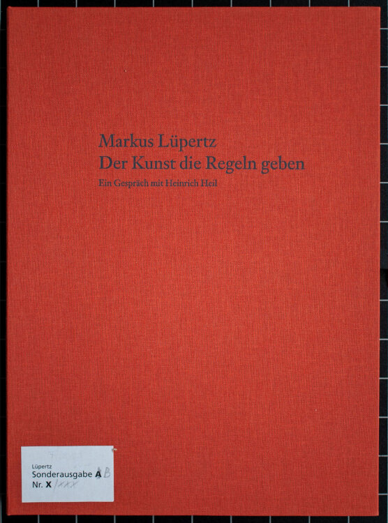 Markus Lüpertz - Der Kunst die Regeln geben - 2005 - aquarellierte Radierung