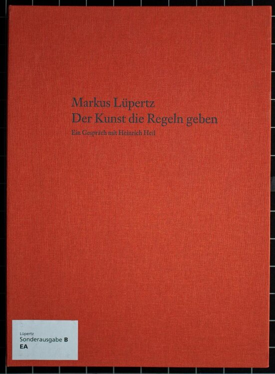 Markus Lüpertz - Der Kunst die Regeln geben - 2005 - aquarellierte Radierung