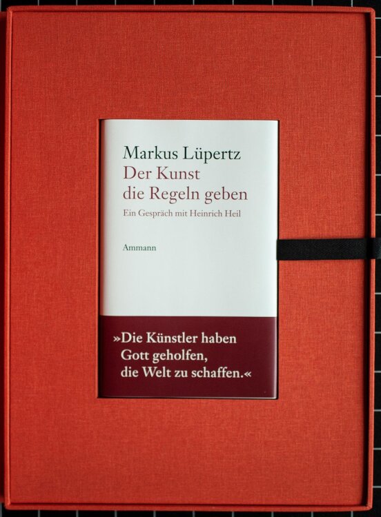 Markus Lüpertz - Der Kunst die Regeln geben - 2005 - aquarellierte Radierung
