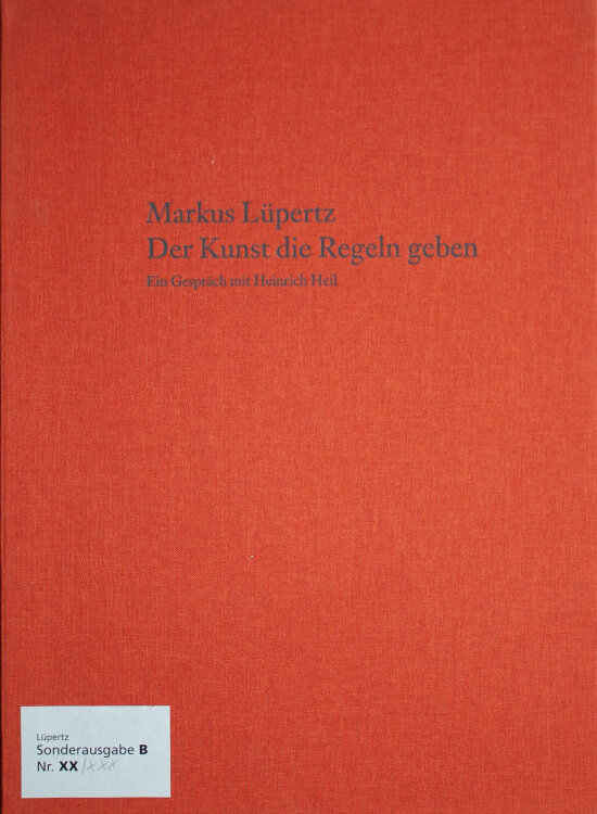 Markus Lüpertz - Der Kunst die Regeln geben - 2005 - aquarellierte Kaltnadelradierung