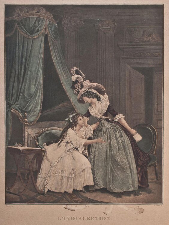 Jean Francois Janinet - LIndiscretion - o.J. - Farbradierung